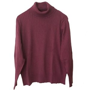 JANA COTTON BLEND TURTLENECK SWEATER SIZE XL